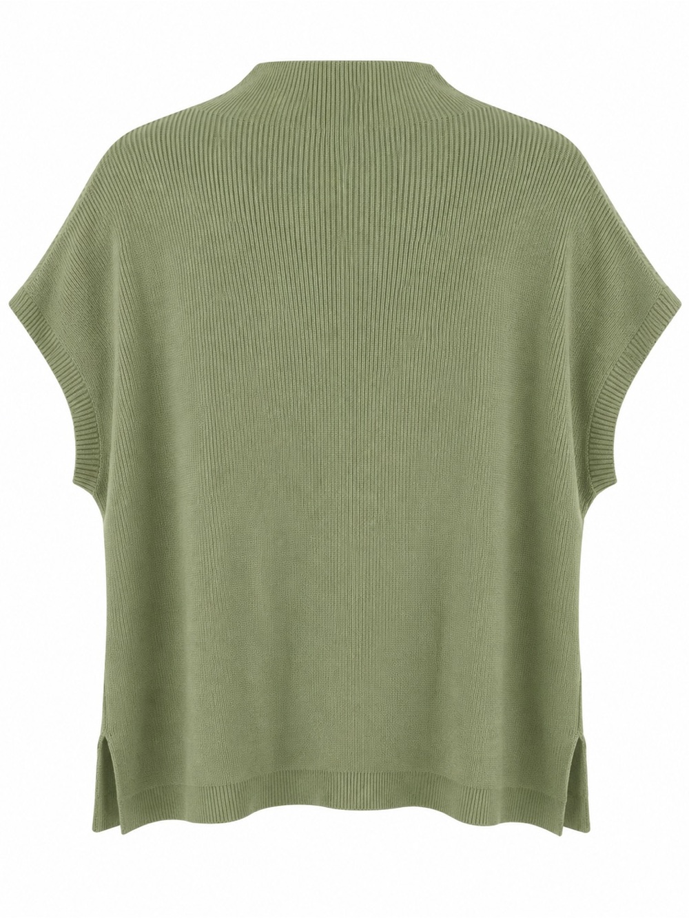 Jodifl Relaxed Sage Green Short-Sleeve Knit Top - Picture 2 of 2